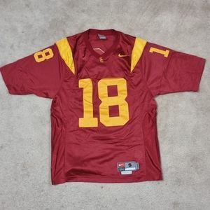 USC Trojans Nike Football Game Jersey #18 Small +2